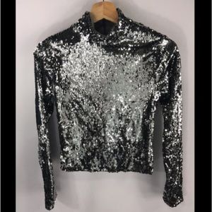 Shine Bright w/ Sequin Crop Top